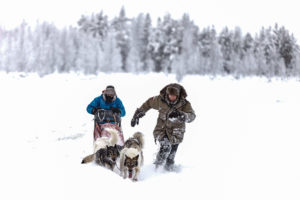Blouson grand froid dans le Grand Nord