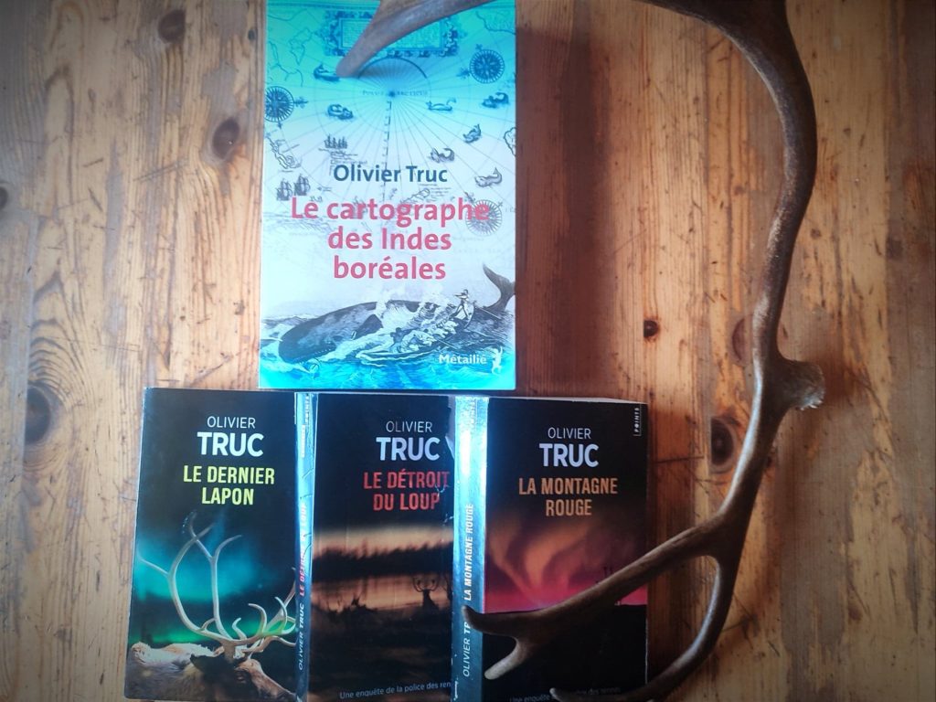 Livres d'Olivier Truc sur les samis et les rennes