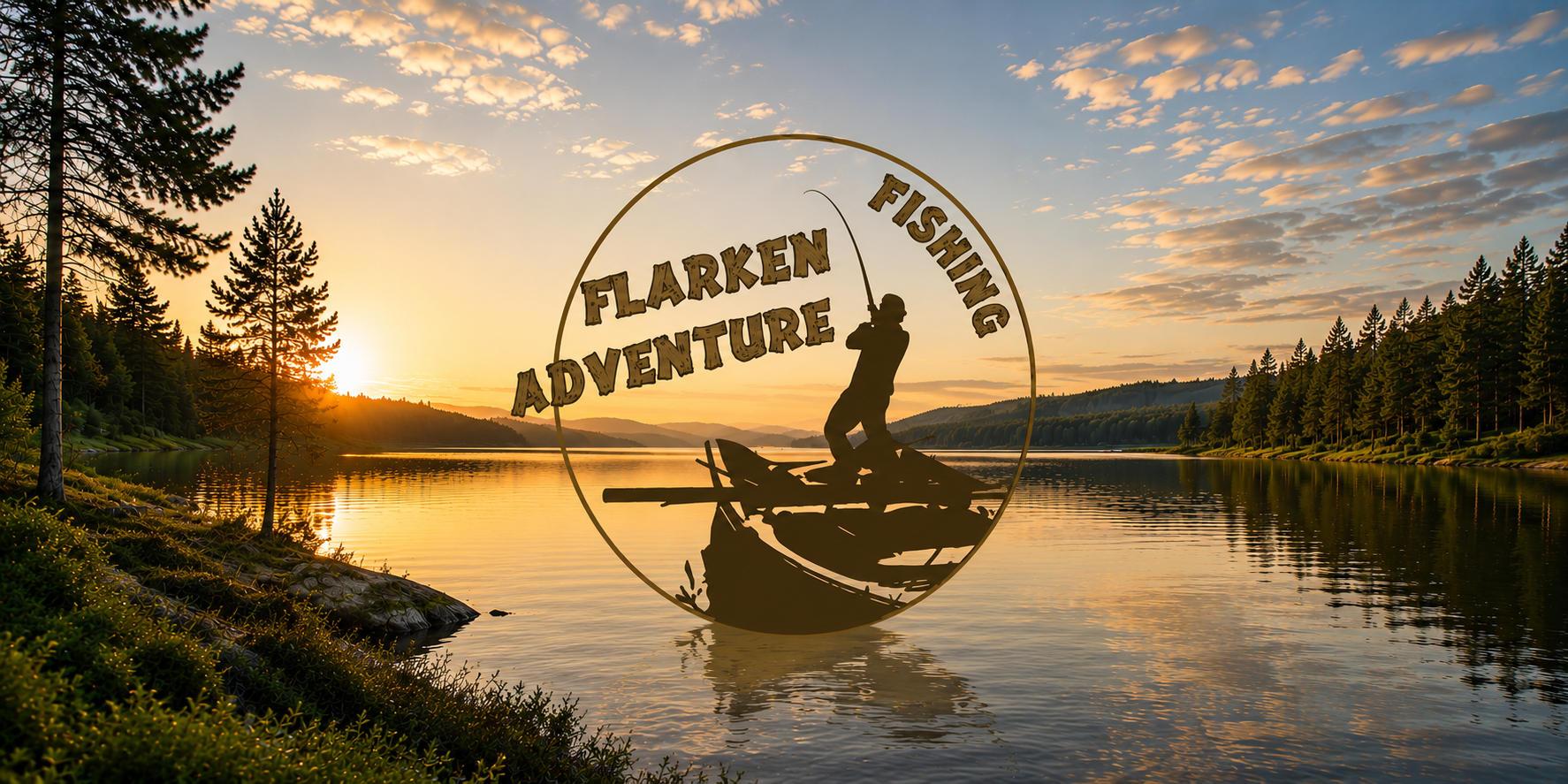Logo flarken fishing adventure