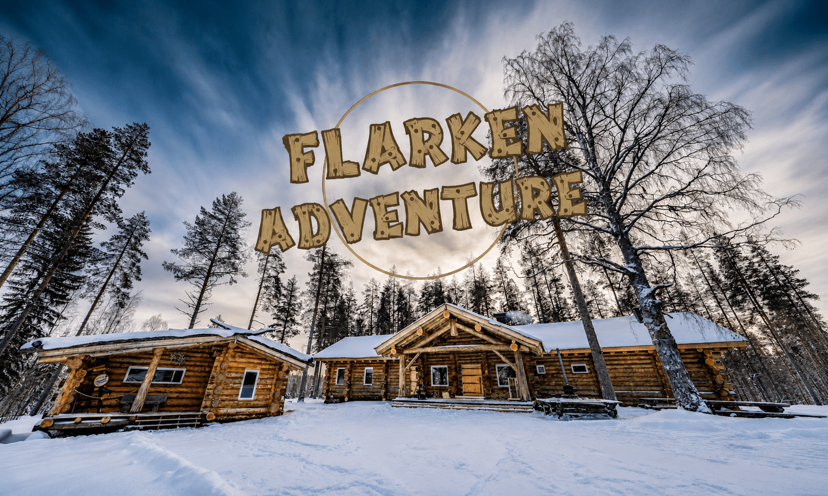 Chalet d'accueil de Flarken Adventure en laponie suédoise